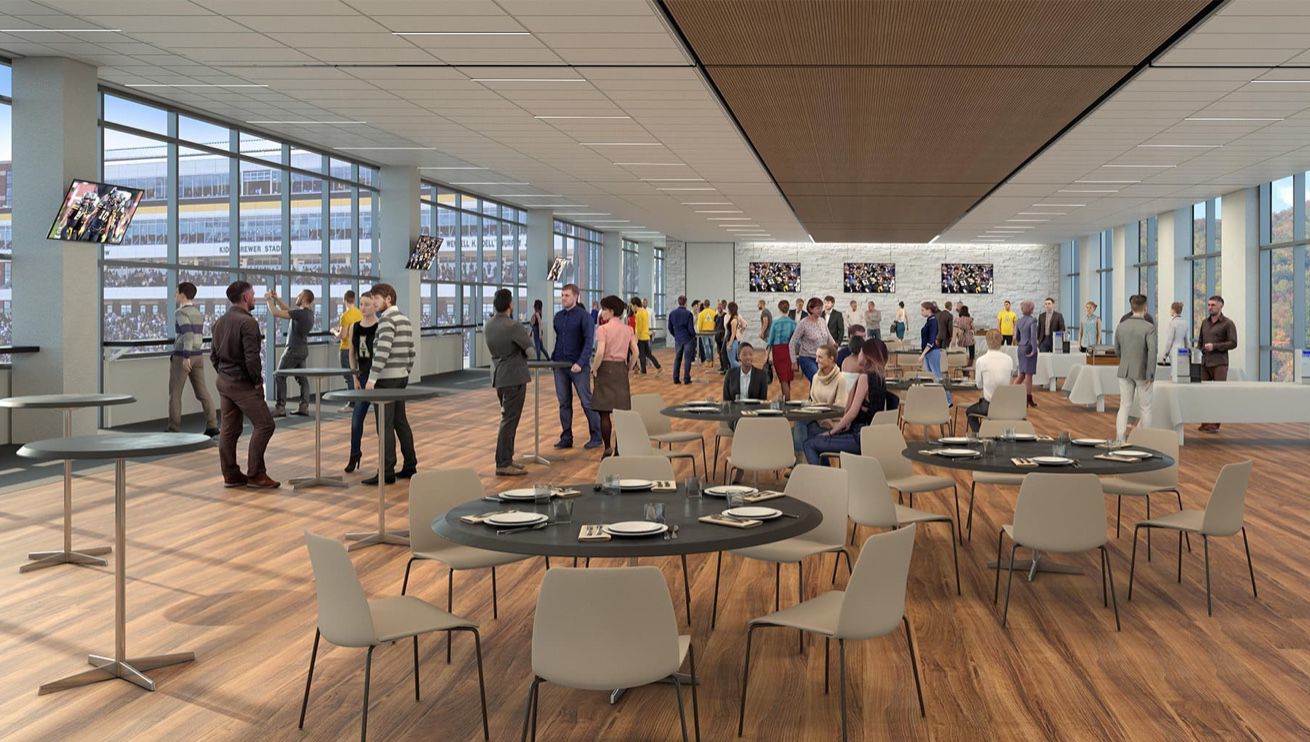end zone interior